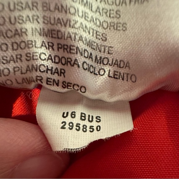 Nike Red Running Athletic Shorts Drawstring Medium Women - Picture 7 of 8